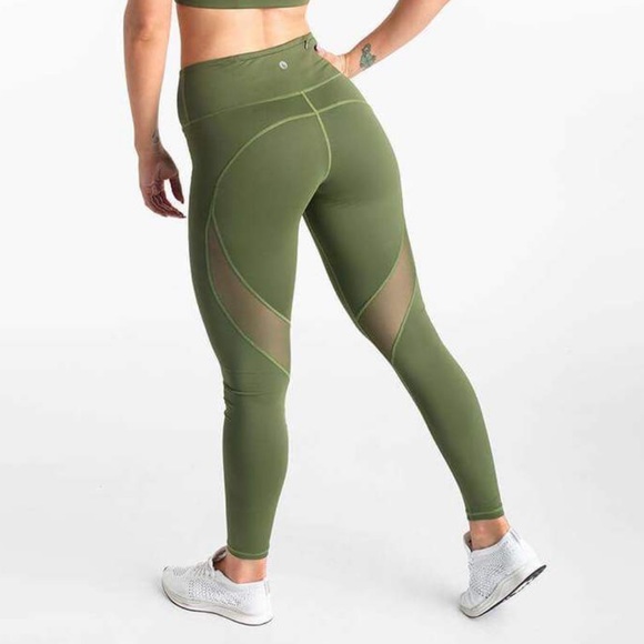 RBX Pants - ⭐️ 2/$15 ⭐️ Crop leggings mesh Large GYM EXERCISE